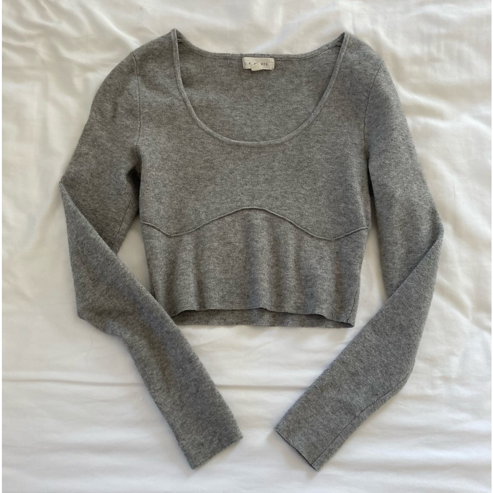 Pacsun Cropped Long Sleeve Sweater